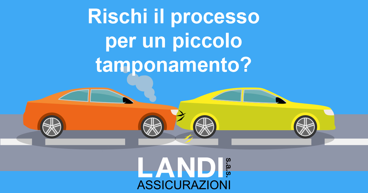 Rischi piccolo tamponamento